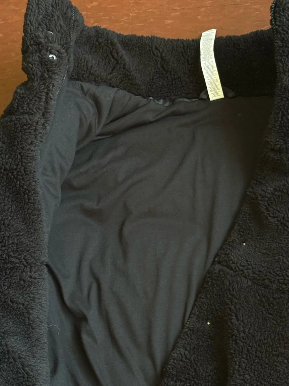 ALO Yoga Kids Black Sherpa Jacket - Plush Cozy Fleece